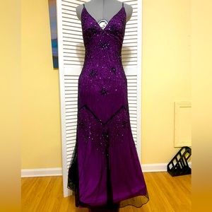 Marina 20s style beaded party dress